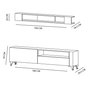 Hanah Home Kar - Mueble para TV Blanco